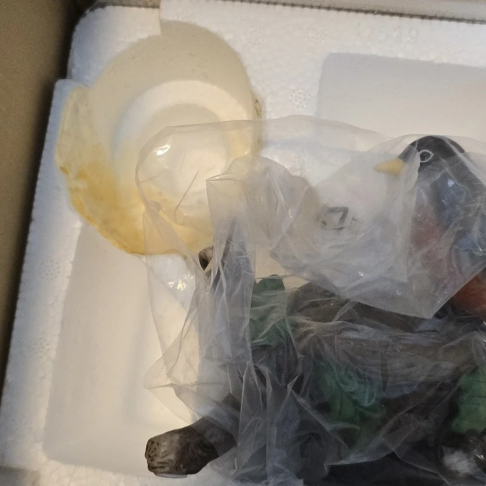 PartyLite Robin Votive Candle Holder P8557 Bird Watcher's Collection Mint in Box